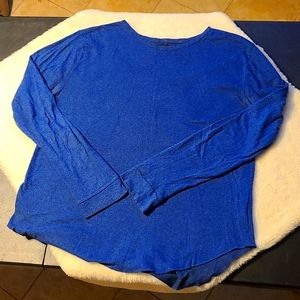 BDG Men's Long Sleeve T-Shirt Blue size XL